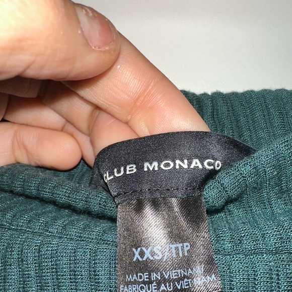 Club Monaco bodycon ribbed midi skirt size xxs- can fit up to small. - Picture 5 of 6